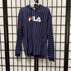 FILA long sleeve hooded t Shirt